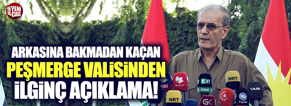 Kerkük'ten kaçan PKK'lı vali Kerim'den açıklama