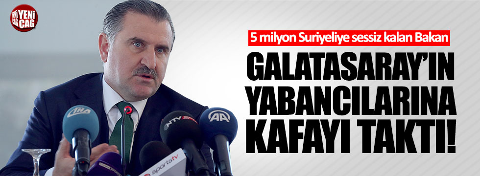 Bahçeli'nin başlattığı 'Galatasaray' tartışmasına Bakan da katıldı