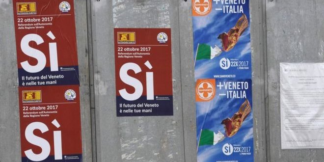İtalya'da özerklik referandumu