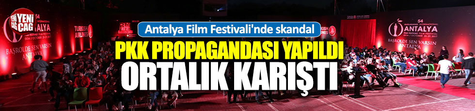 Antalya'da PKK propagandası gerginliği