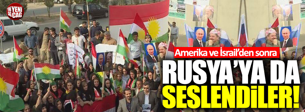 Barzani destekçilerinden Putin'li eylem!