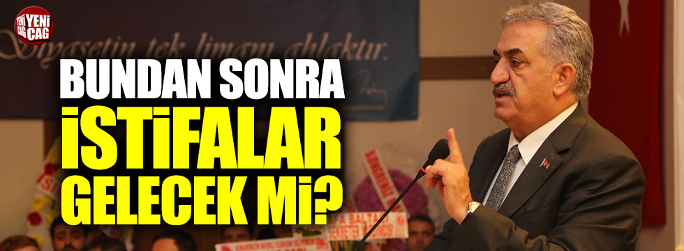 AKP'li Yazıcı, 'bundan sonra başka istifalar gelecek mi' sorusuna yanıt verdi