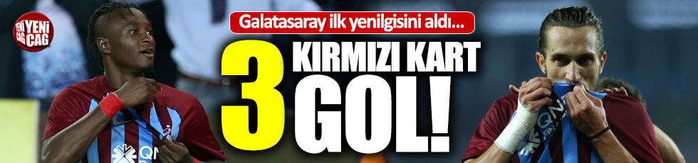 Trabzonspor 2-1 Galatasaray (Maç Özeti)