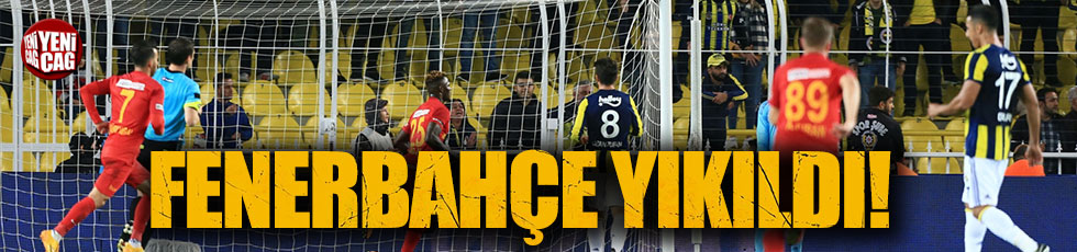 Fenerbahçe 3-3 Kayserispor - Maç Özeti