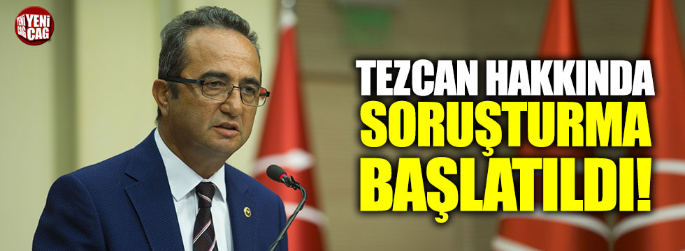 Erdoğan'dan CHP'li Tezcan'a suç duyurusu!