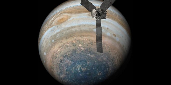 NASA'dan yeni Jupiter görüntüsü