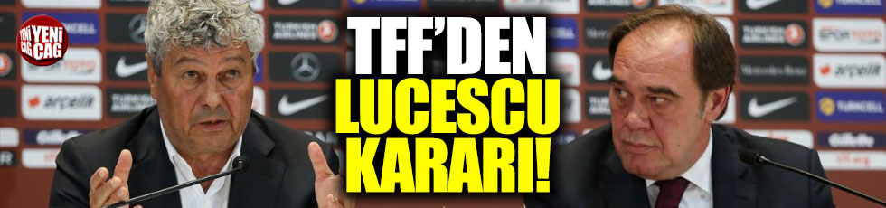TFF'den Lucescu kararı