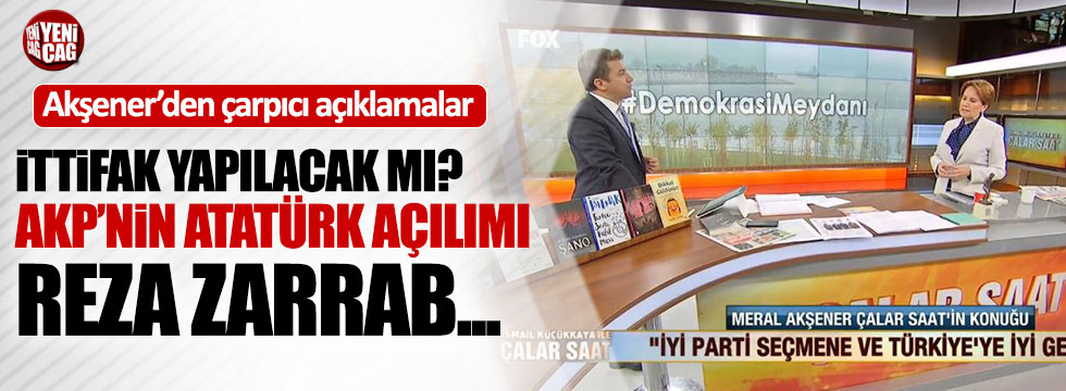 Meral Akşener, FOX TV'de İsmail Küçükkaya'nın konuğu oldu