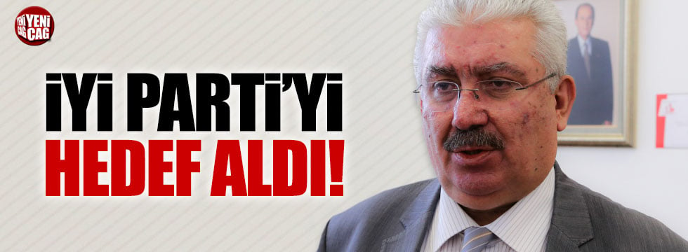 MHP'li Semih Yalçın'dan İYİ Parti'ye hakaret