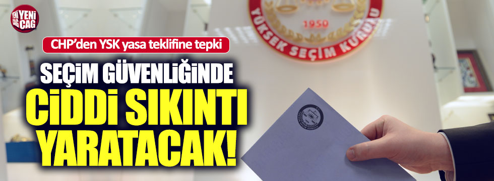 CHP'li Bülent Tezcan'dan YSK yasa teklifine teki