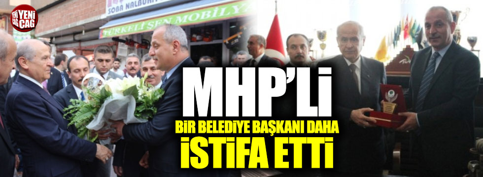 MHP'li Türkeli Belediye Başkanı Halil Dilek Özcan istifa etti