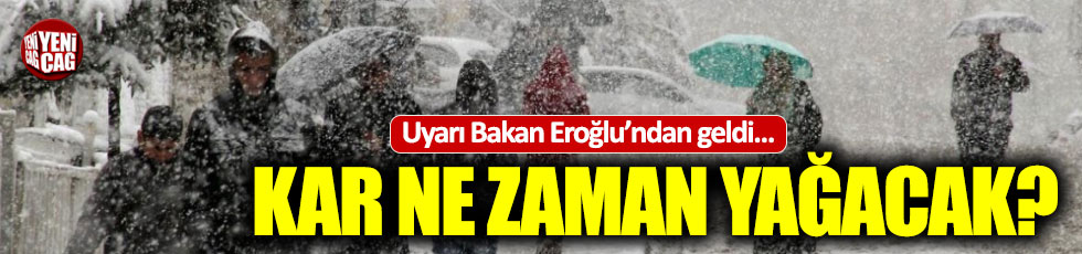 Bakan Erdoğlu'ndan hava durumu için önemli uyarı