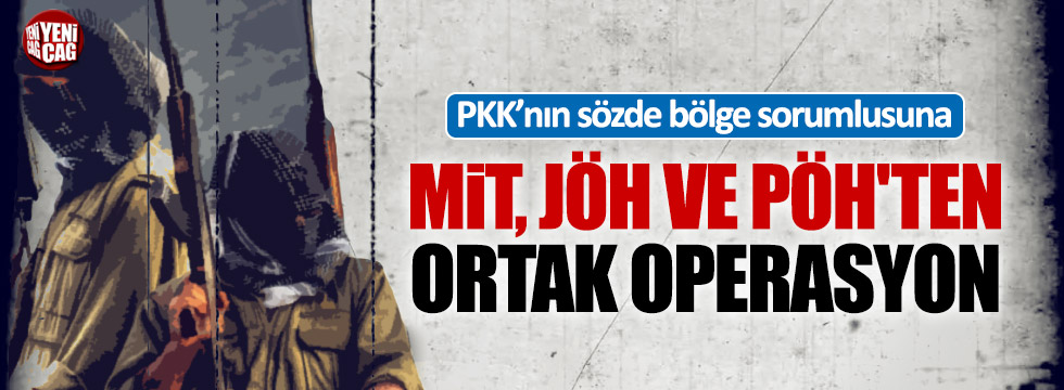 MİT, JÖH ve PÖH'ten PKK'ya ortak operasyon