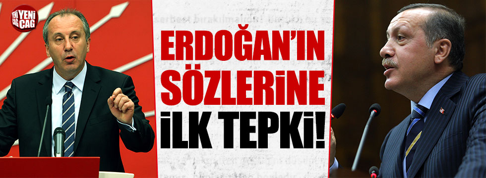 Cumhurbaşkanı Erdoğan'ın sözlerine CHP'den ilk tepki