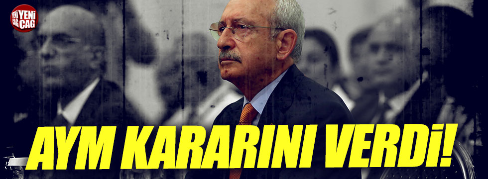 Anayasa Mahkemesi'nden Kılıçdaroğlu kararı