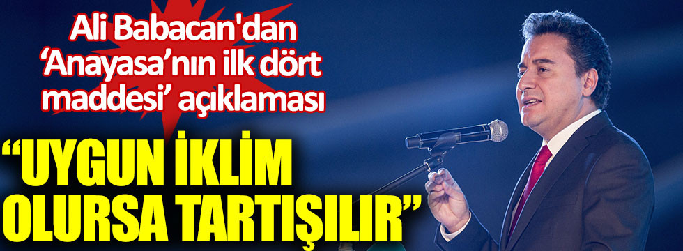 İnce’den Babacan’a ilk 4 madde tepkisi - Resim : 2