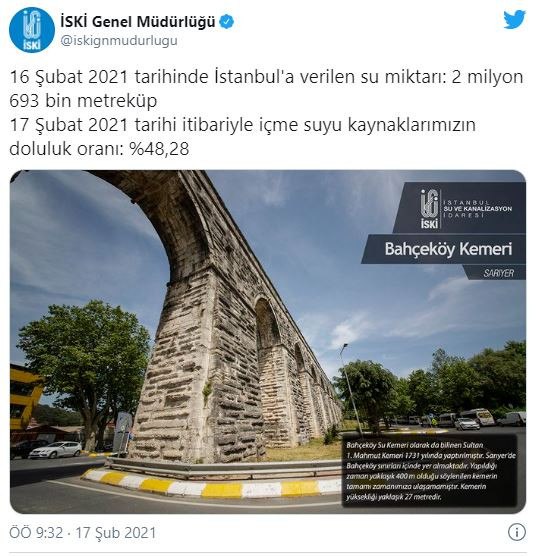 Kar yağışının ardından İstanbul barajlarında son durum - Resim : 1