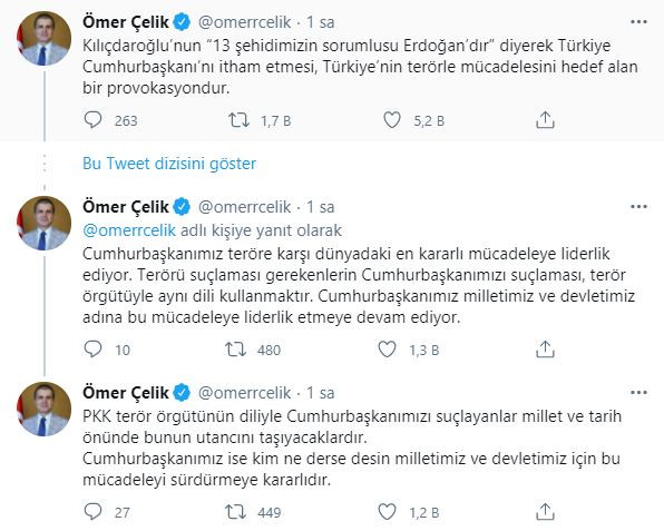 Ömer Çelik'ten Kılıçdaroğlu'na sert tepki - Resim : 1