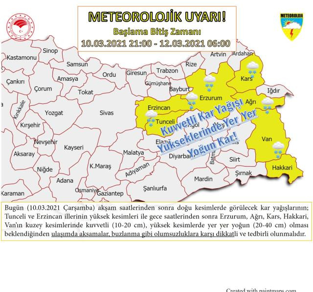 Meteoroloji Genel Müdürlüğü duyurdu. Gece saatlerinden başlayacak bu illeri etkisi altına alacak - Resim : 1