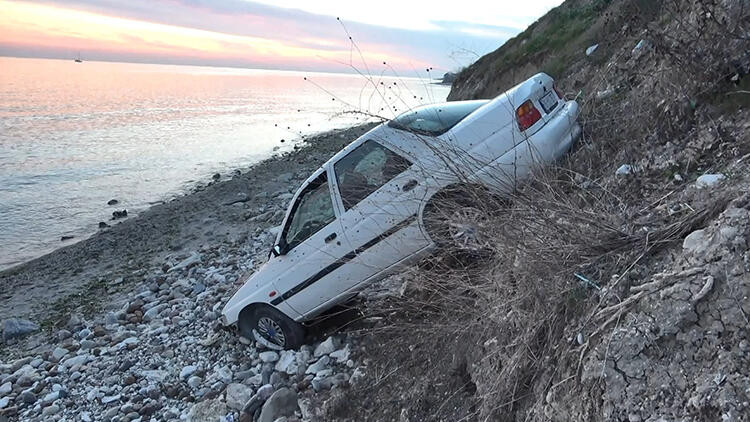 Vitesleri karıştırınca uçurumdan düştü - Resim : 2