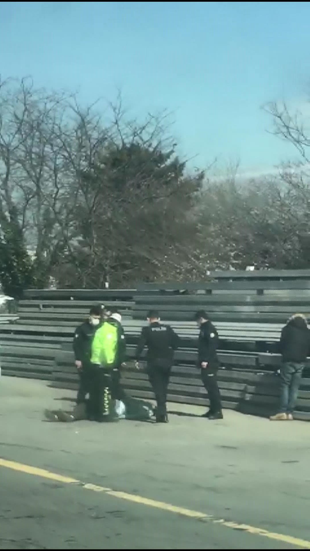 Köprü girişinde hareketli anlar - Resim : 5