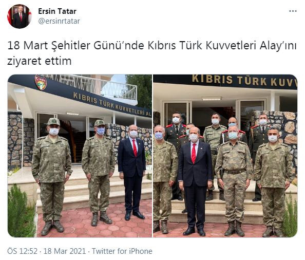 KKTC Cumhurbaşkanı Ersin Tatar'dan Kıbrıs Türk Kuvvetleri Alayı’na ziyaret - Resim : 3