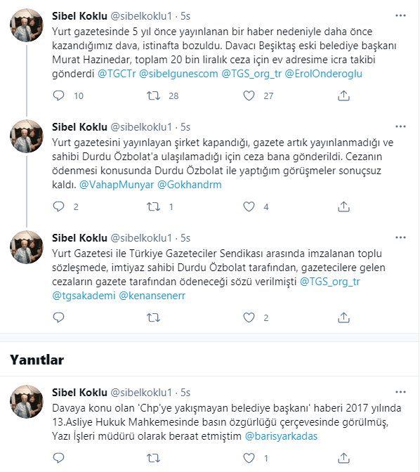 Yurt gazetesi eski yazı işleri Müdürü Sibel Köklü'ye ceza şoku - Resim : 2