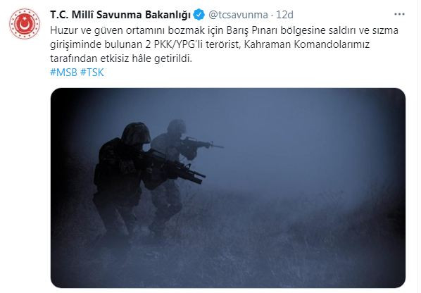 2 PKK'lı etkisiz hale getirildi - Resim : 1