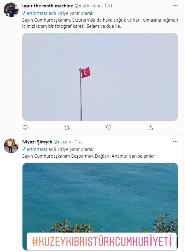 Hava o kadar temizlendi ki Girne’den Türkiye göründü. Karşıda Toros Dağları’nın karlı tepeleri vardı. KKTC Cumhurbaşkanı Ersin Tatar paylaştı - Resim : 2