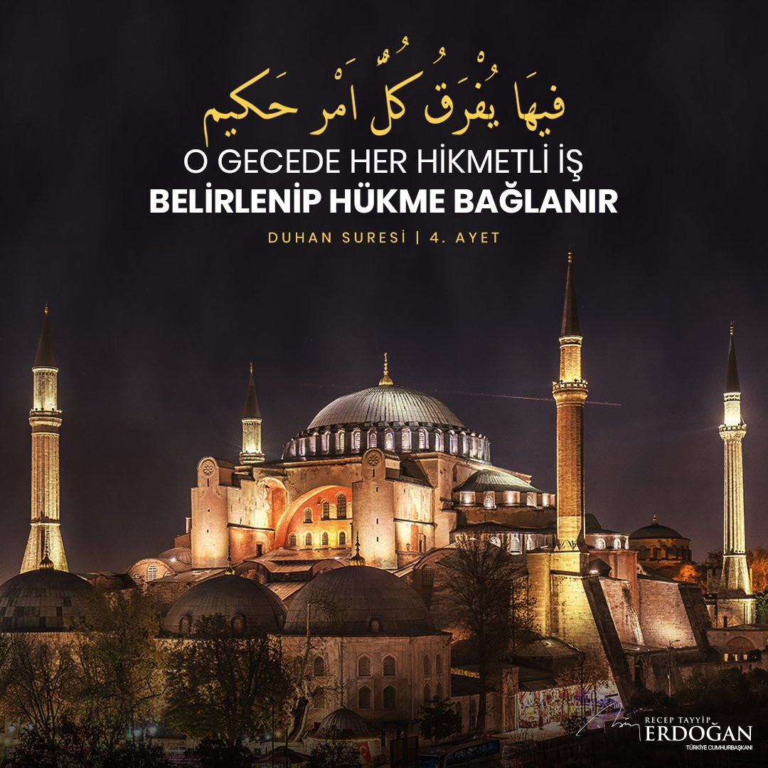 Erdoğan'dan Berat Kandili mesajı (27 Mart 2021) - Resim : 1