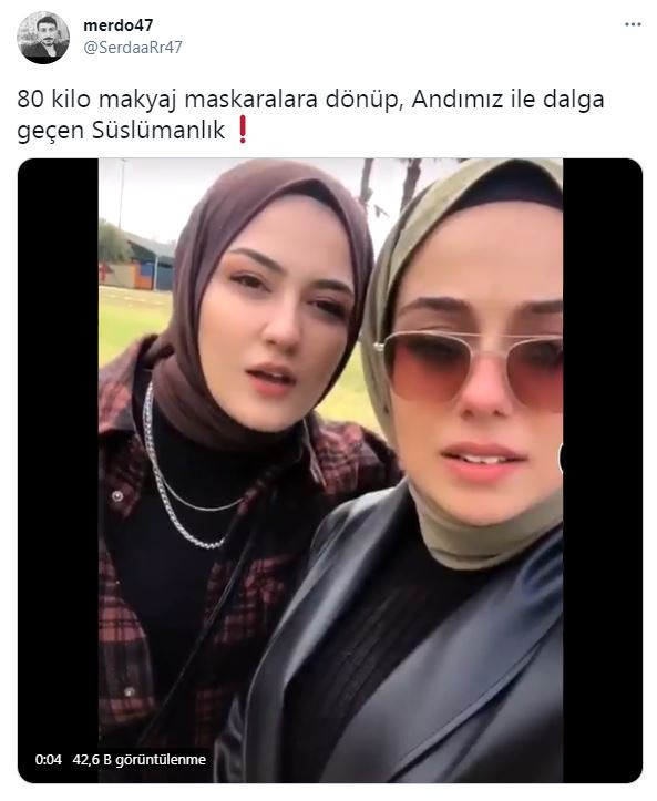 Sosyal medyada skandal görüntüler. Andımızla dalga geçen kızların videosu tepki çekti - Resim : 1