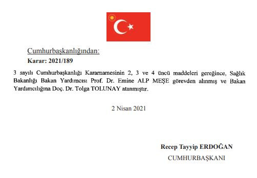 Bakan Koca’nın yardımcısı görevden alındı. Kabak Bakan Yardımcısı’nın başına patladı - Resim : 1