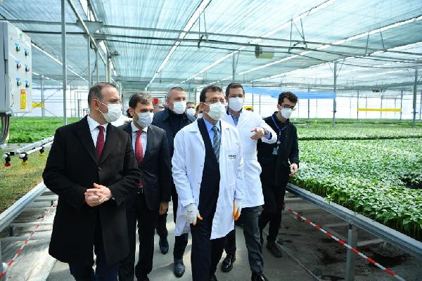 İmamoğlu fidan üretim tesisinin açılışını yaptı - Resim : 1