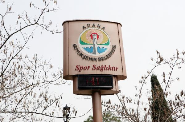 Adana'da termometre 41 dereceyi gösterdi - Resim : 1