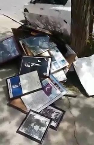 Denizli'de büyük önder Atatürk'ün hatırasına saygısızlık - Resim : 1