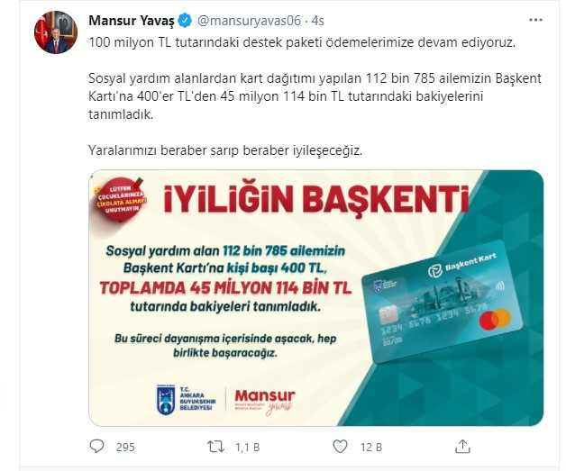 Mansur Yavaş kapanma öncesi müjdeyi verdi. Yüz binlerce kişiyi ilgilendiriyor - Resim : 1