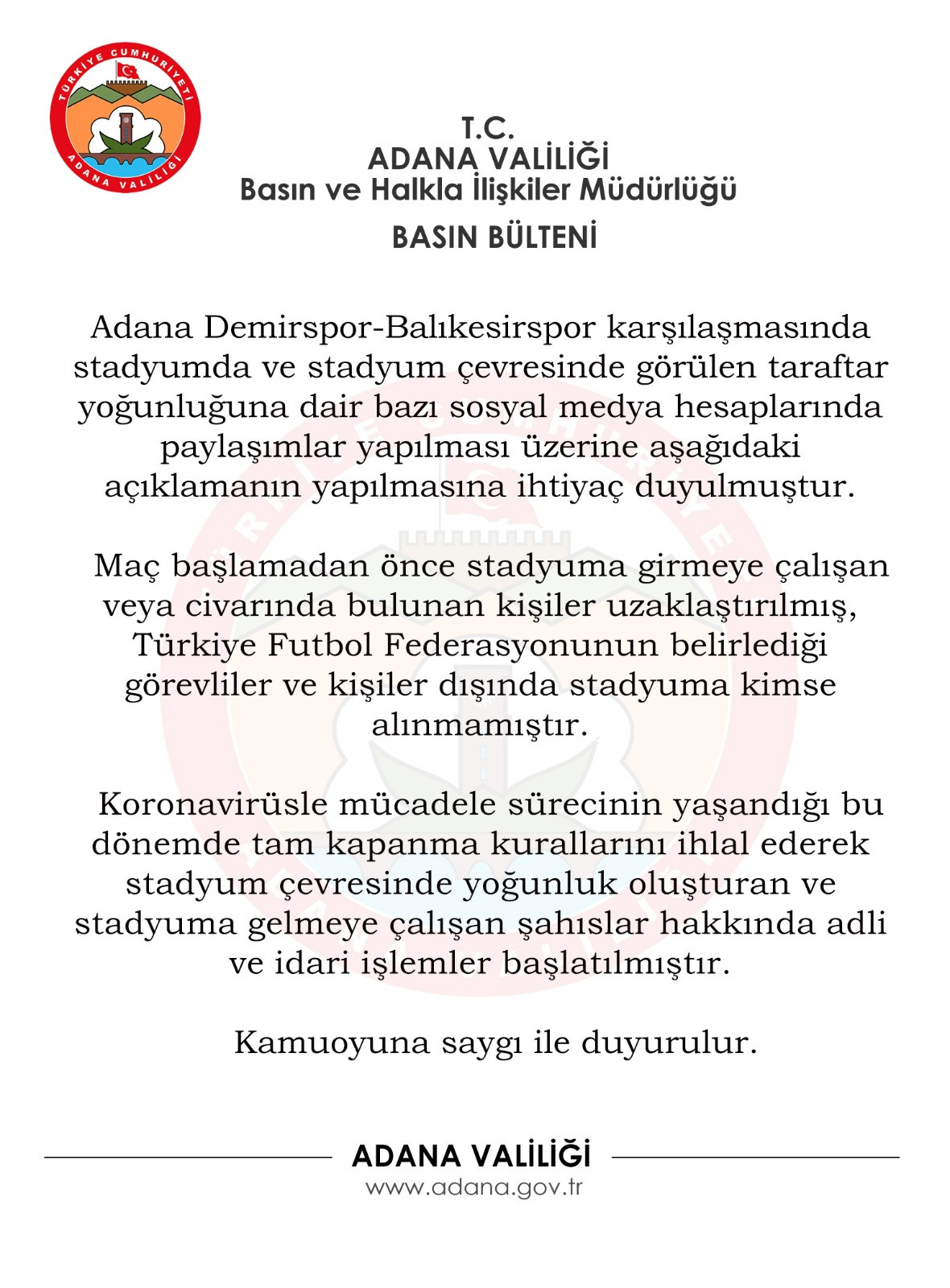 Çılgın Adanalılarla ilgili Valilik'ten açıklama geldi - Resim : 1