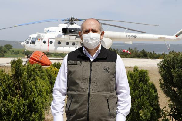 Çanakkale'de yangın helikopteri kullanıma hazır - Resim : 4