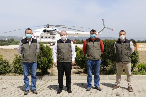 Çanakkale'de yangın helikopteri kullanıma hazır - Resim : 5