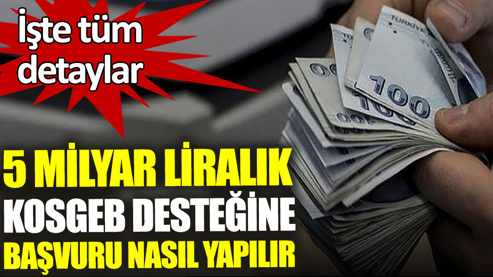 5 Milyar Liralik Kosgeb Destegine Basvuru Nasil Yapilir Iste Tum Detaylar