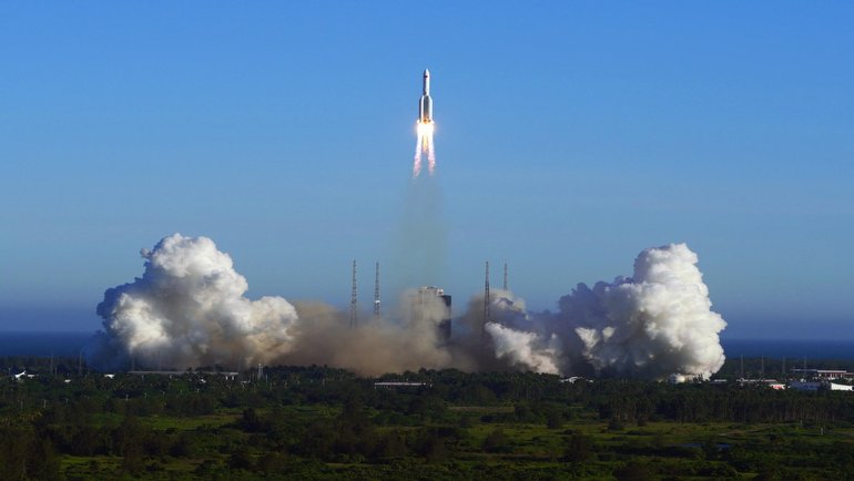 Çin roketi ilk kez görüntülendi. Gökbilimcilerden yeni başarı