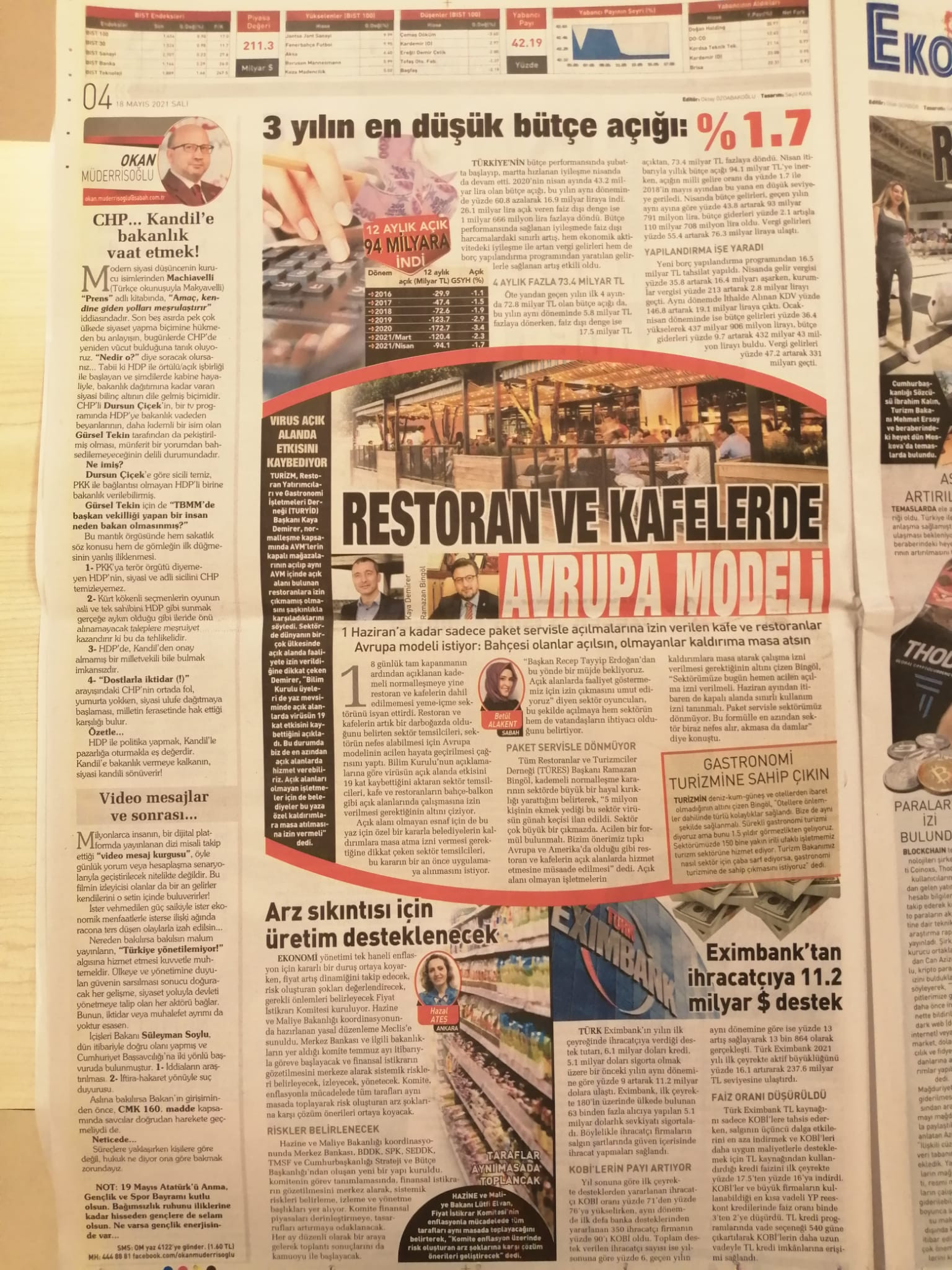 Kademeli normalleşmeyi Sabah Gazetesi’nde bu sözlerle değerlendirdi: Hayal kırıklığı yarattı - Resim : 2