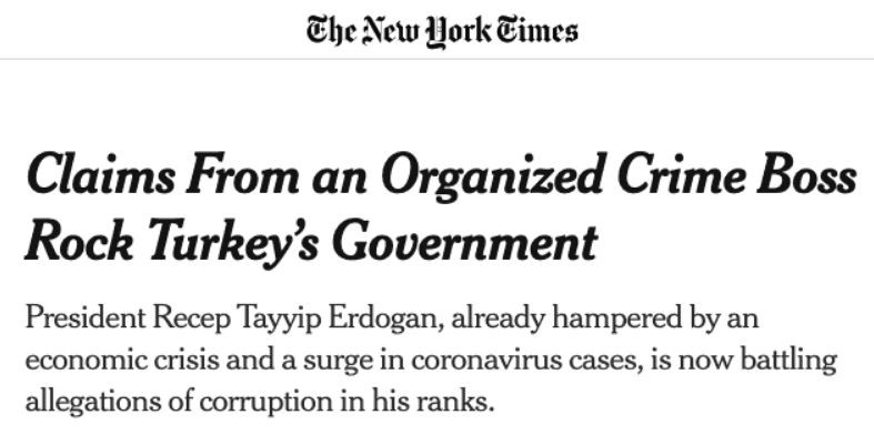 Sedat Peker'in ana hedefini New York Times açıkladı - Resim : 1