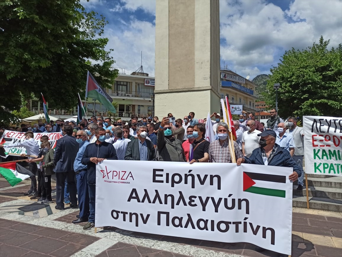 İskeçe'de Filistin’e destek gösterisi - Resim : 2