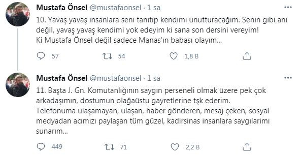 Kumpas mağduru emekli Albay Mustafa Önsel oğlunun ardından yazdı: Yenildim oğlum, ilk kez hem de - Resim : 4