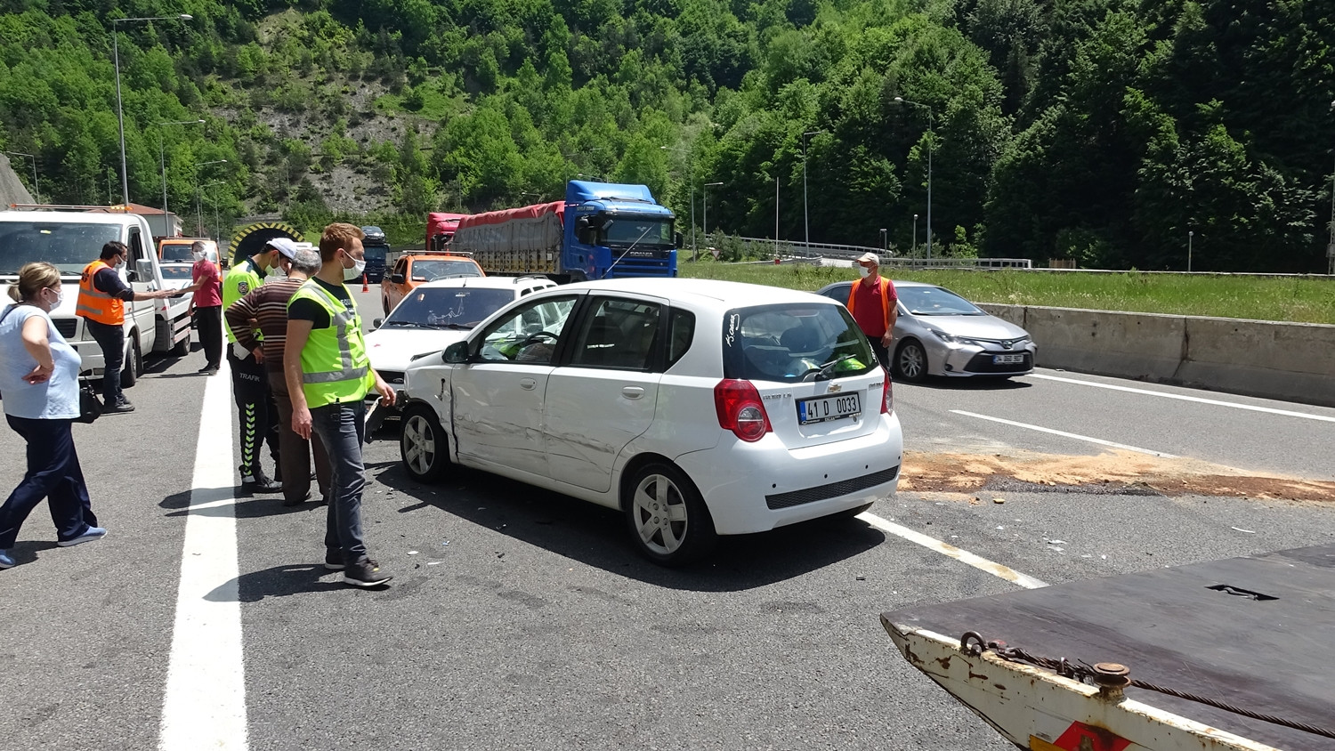Bolu Dağı'nda zincirleme kaza - Resim : 2
