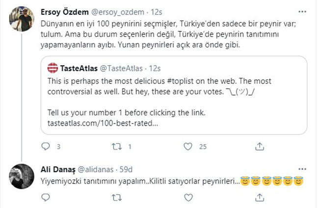 Gazetecilerin peynir sohbeti sosyal medyayı salladı - Resim : 1