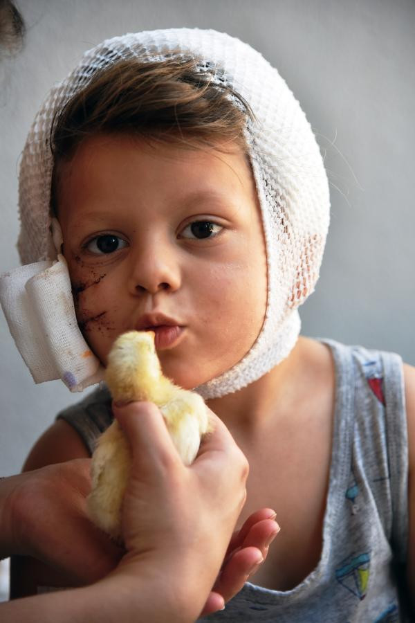 Yağız'ı kurt köpeğinin ağzından başka köpek kurtardı - Resim : 4