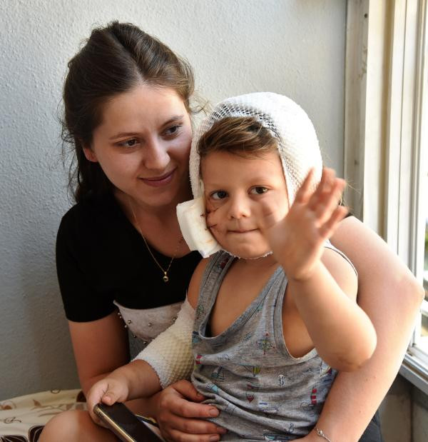 Yağız'ı kurt köpeğinin ağzından başka köpek kurtardı - Resim : 2