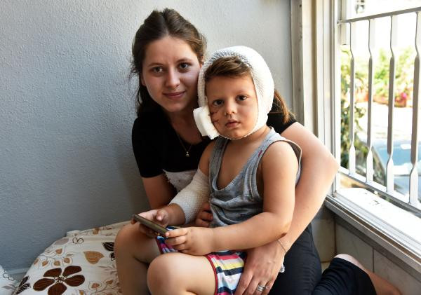 Yağız'ı kurt köpeğinin ağzından başka köpek kurtardı - Resim : 1